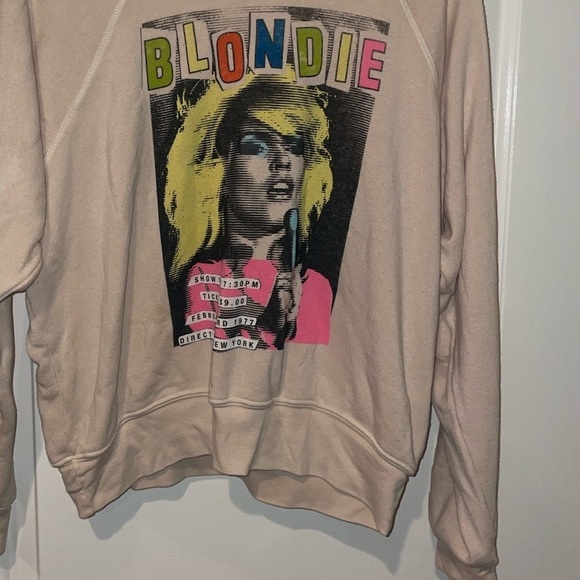 DAYDREAMER Blondie Showtime Raglan Crew Sweatshirt M NWOT - Picture 9 of 11